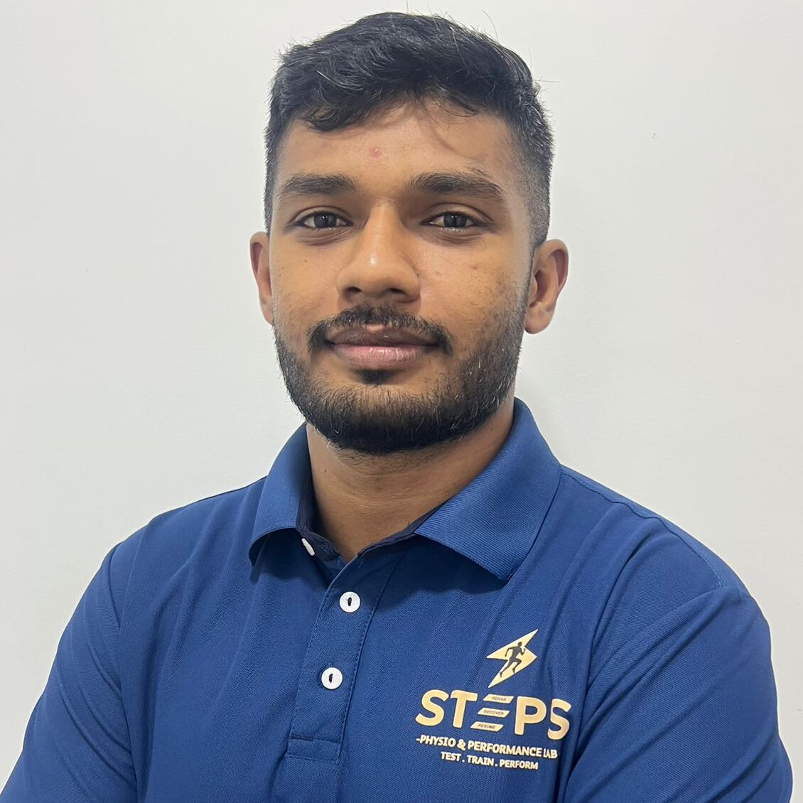 Manoj M standing in gym